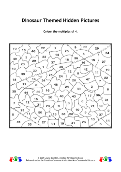 Dinosaur Themed Hidden Pictures