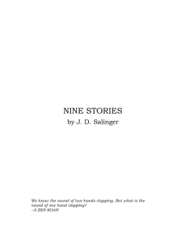 nine stories - English 262G