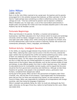 John Milton - Zachary High School