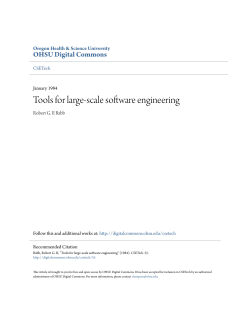 Tools for large-scale software engineering