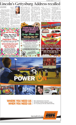 Lincoln`s Gettysburg Address recalled