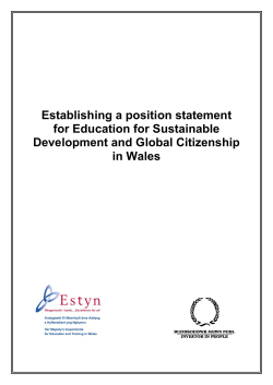 Establishing a position statement for Education for Sustainable