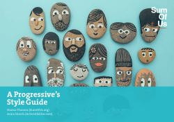 A Progressive`s Style Guide