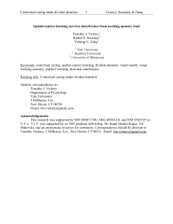 Contextual cueing under divided attention