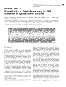 Diversification of DnaA dependency for DNA replication in