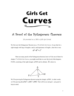 A Proof of the Pythagorean Theorem