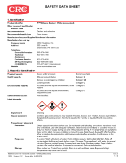 safety data sheet