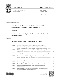 Decision 13/CP.20