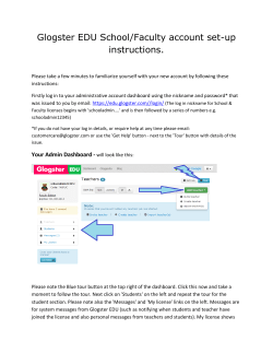 Glogster EDU School/Faculty account set