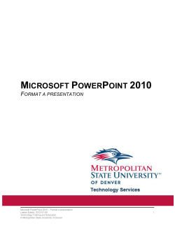 microsoft powerpoint 2010