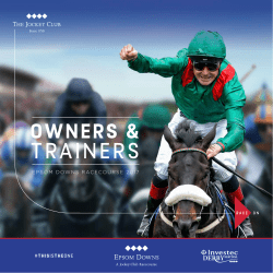 trainers - Epsom Derby