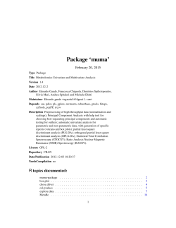 Package `muma`