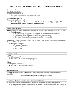 Study Guide &ndash; &ldquo;All Summer and a Day&rdquo; (p