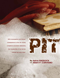 Avoiding the compliance pitfalls of the service contract act