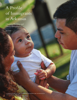 A Profile of Immigrants in Arkansas