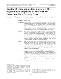 Gender of respondent does not affect the