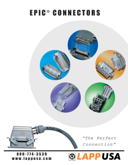 EPIC&reg; Rectangular Connectors
