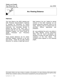 Arc Viewing Distance