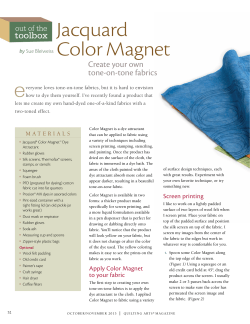 Jacquard Color Magnet