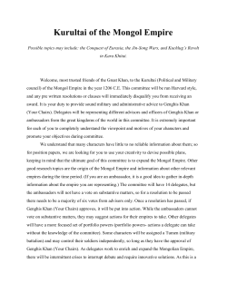 Kurultai of the Mongol Empire