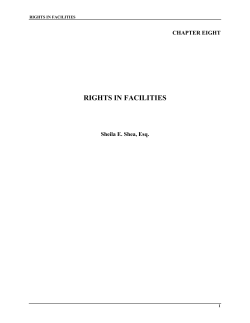 rights in facilities - New York State Unified Court System
