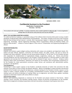 Confidential Assistant to the President