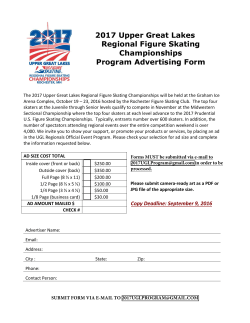 Program Ad Form 3000