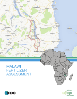 malawi fertilizer assessment