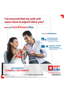 HDFC Life Click 2 Protect Plus Brochure