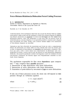 Force-Distance Relations in Dislocation Forest Cutting Processes