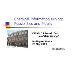 Chemical Information Mining: Possibilities and Pitfalls