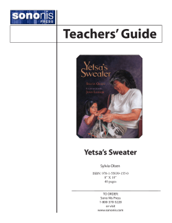 Teachers` Guide - Sono Nis Press
