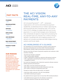 ACI fact sheet