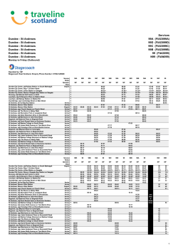 St Andrews 99D - Traveline Scotland