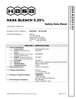 HASA BLEACH 5.25%