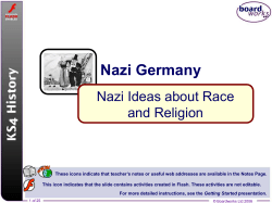 10. Nazi Germany - Nazi Ideas about Race and