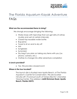 a full list of FAQs. - The Florida Aquarium