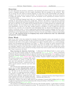 Mohit Iyyer - Research Statement