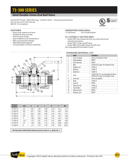 73-300 series - Apollo Valves