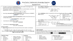 StandardForm - King Charles I School