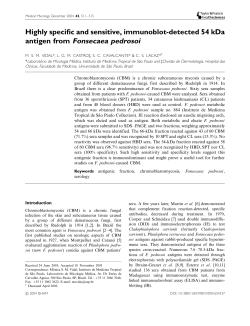 antigen from Fonsecaea pedrosoi
