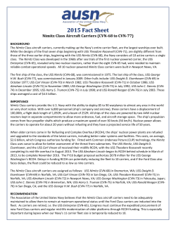 Nimitz Class Carriers 2015 Fact Sheet