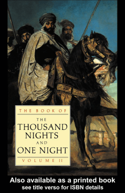 The Book of the Thousand Nights and One Night