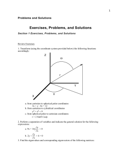 Exercises, Problems, and Solutions