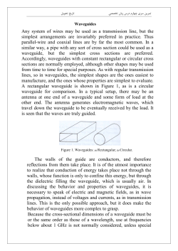 The walls of the guide are conductors, and therefore reflections from