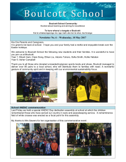 newsletter No 6 2017