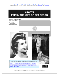 10674 evita: the life of eva peron