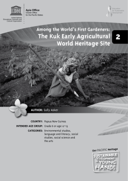 The Kuk Early Agricultural World Heritage Site