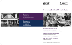 Homeowner`s Combined Information Guides