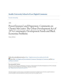 Power(lessness) and Dispersion - Seattle University School of Law